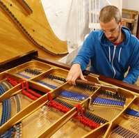 Pleyel 2 1909 - deuxième tension du piano