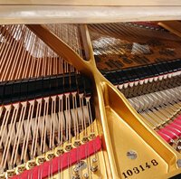 Steinway mod. O de 1902 - remise en place des étouffoirs