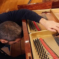 Pleyel F 1936 - étouffoirs • remise en place et réglage des étouffoirs