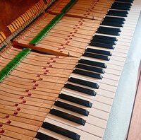 Pleyel F 1928 préparation du clavier