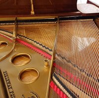 Steinway O - vue du cadre