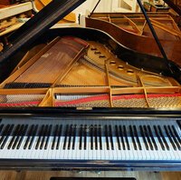 Steinway M-170 noir verni de 1929 - vue 1