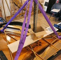 Steinway mod. O de 1902 - remise en place du cadre