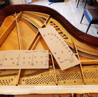 Pleyel modèle F 1931 - dépose du cadre