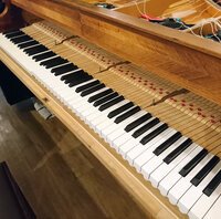 Pleyel 3 1926 - dressage du clavier terminé