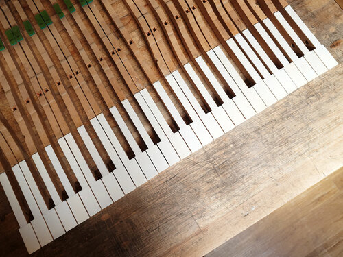 Pleyel 3bis de 1890 - ivoires collées