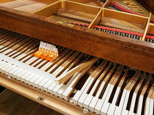 Pleyel F 1933 - dressage du clavier