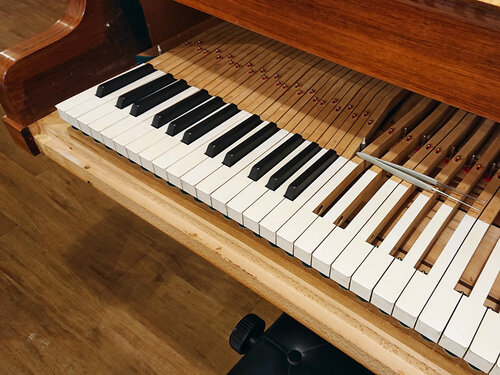 Pleyel F 1958 - dressage du clavier