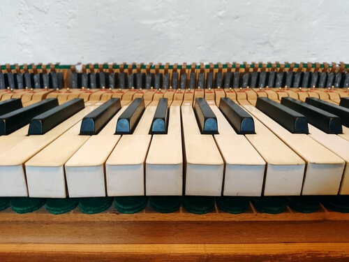 Pleyel modèle 9 - touches voilées