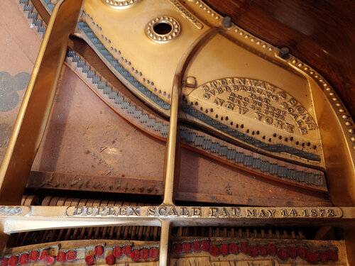 Steinway A-188 de 1901 - cordes déposées
