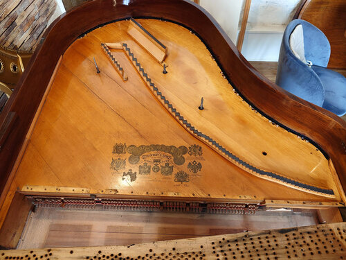 Steinway A-188 de 1901 - table d'harmonie à recoller