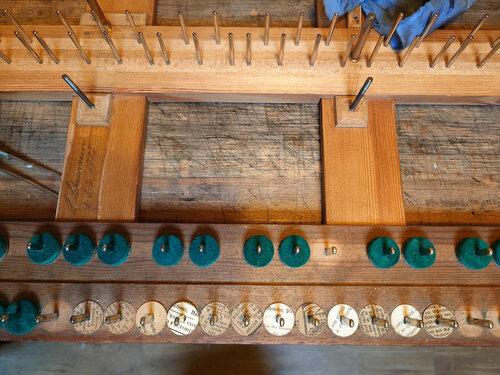 Steinway A-188 - châssis de clavier