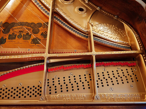 Steinway A-188 de 1901 - cadre équipé