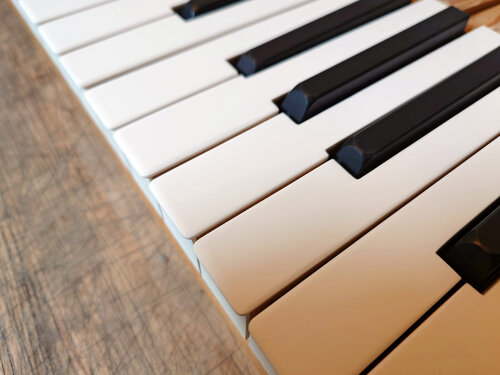 Steinway A-188 - finitions du revêtement de clavier