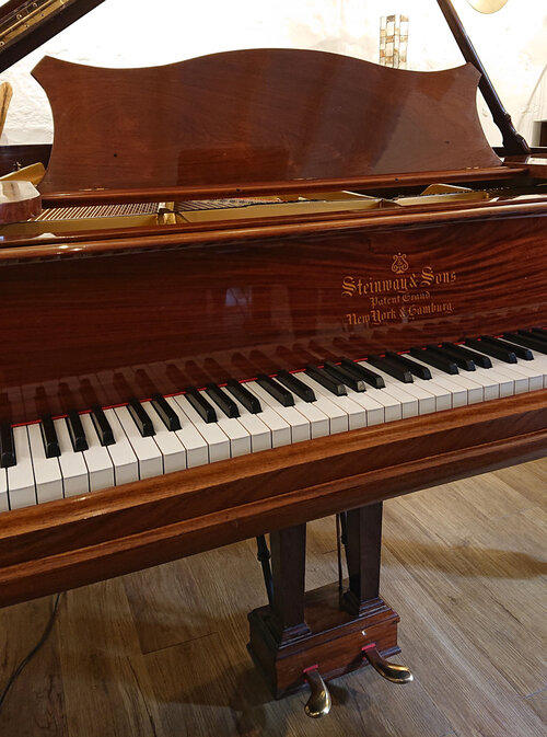 Steinway O - vue du piano terminé
